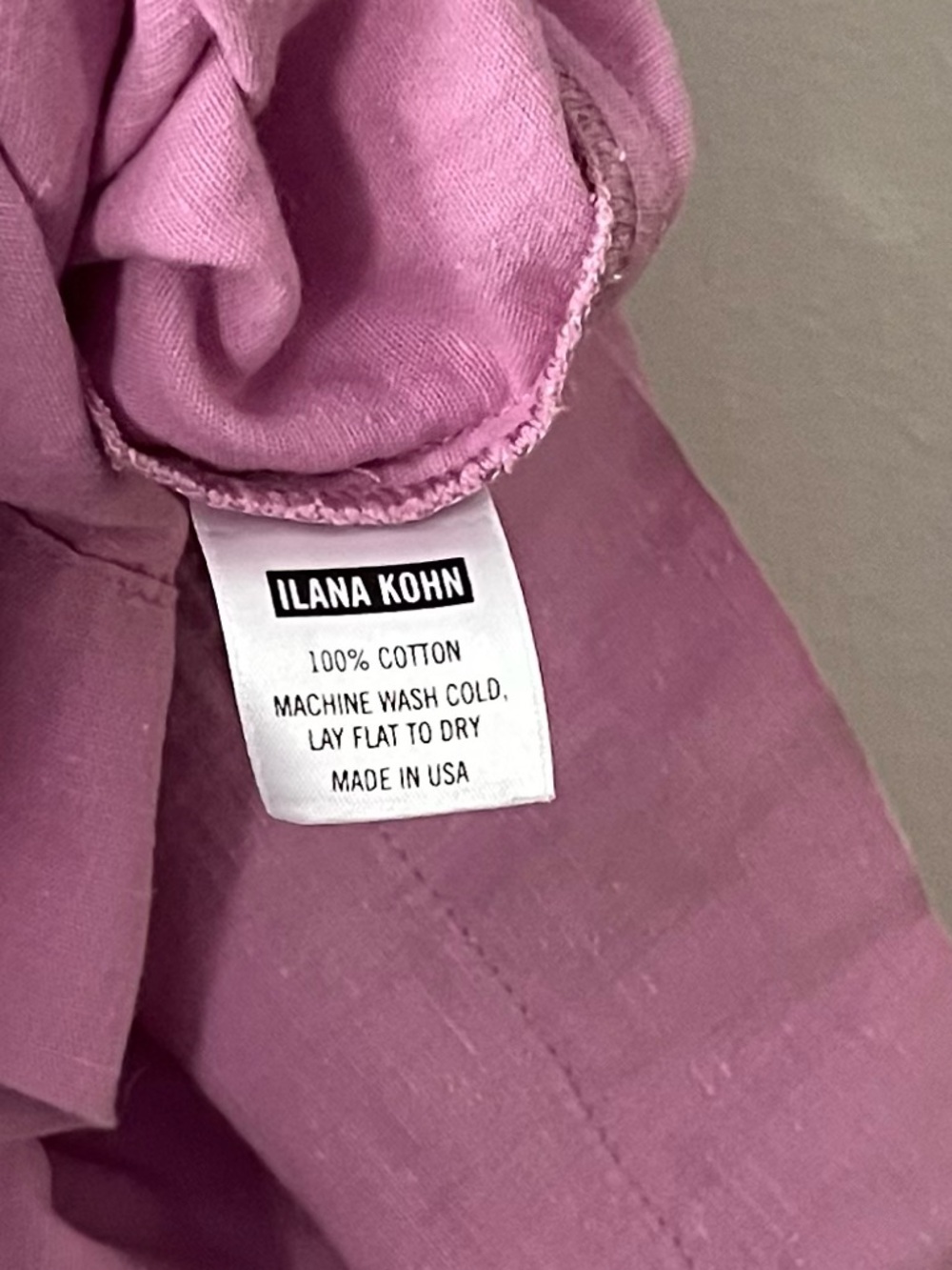Ilana Kohn Women’s Cotton Pink Button Front Midi Dress Size XXS - Picture 8 of 9